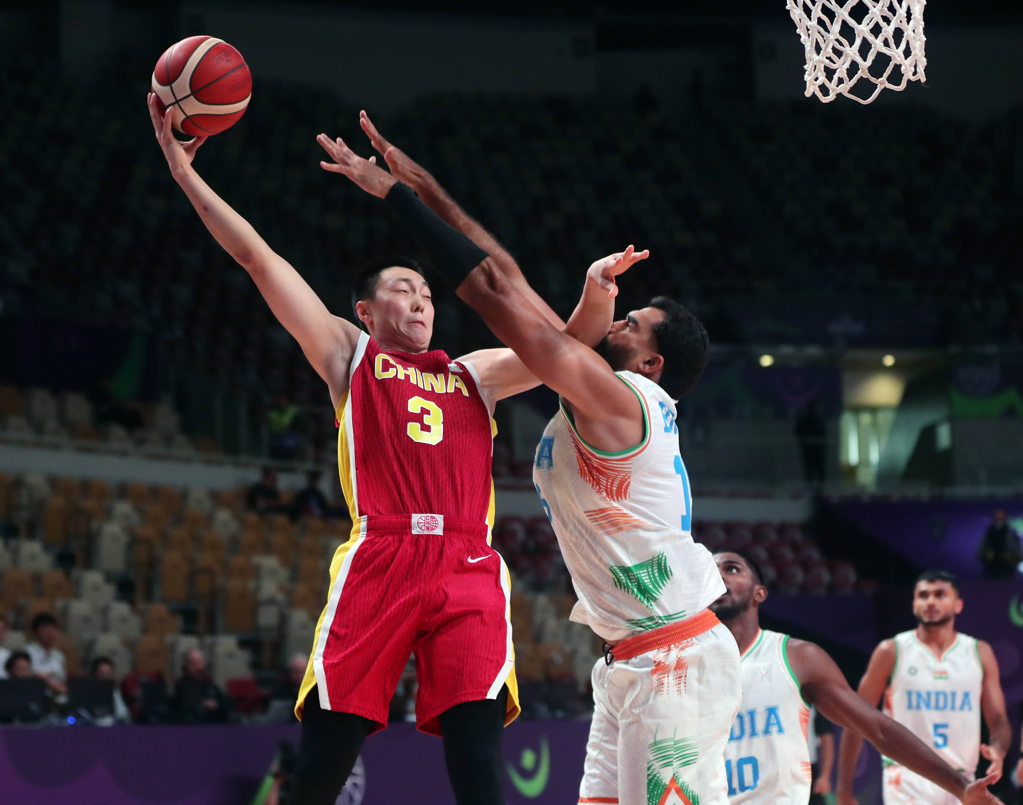 （体育）篮球——国际篮联亚洲杯：中国队胜印度队