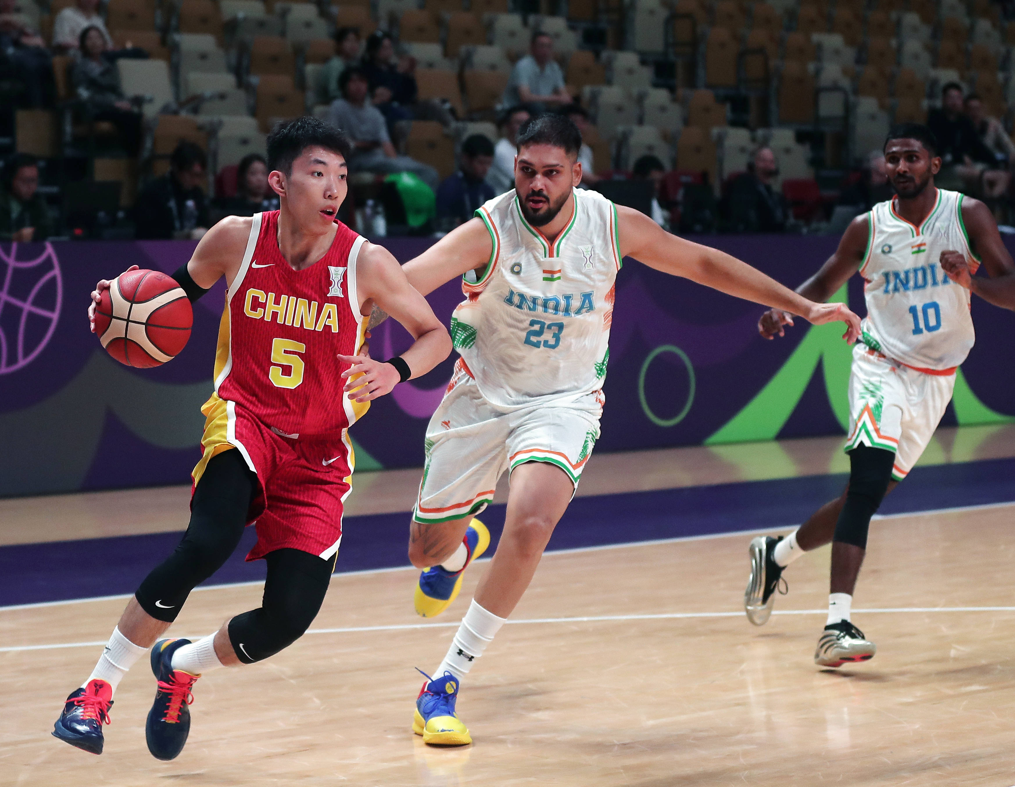 （体育）篮球——国际篮联亚洲杯：中国队胜印度队