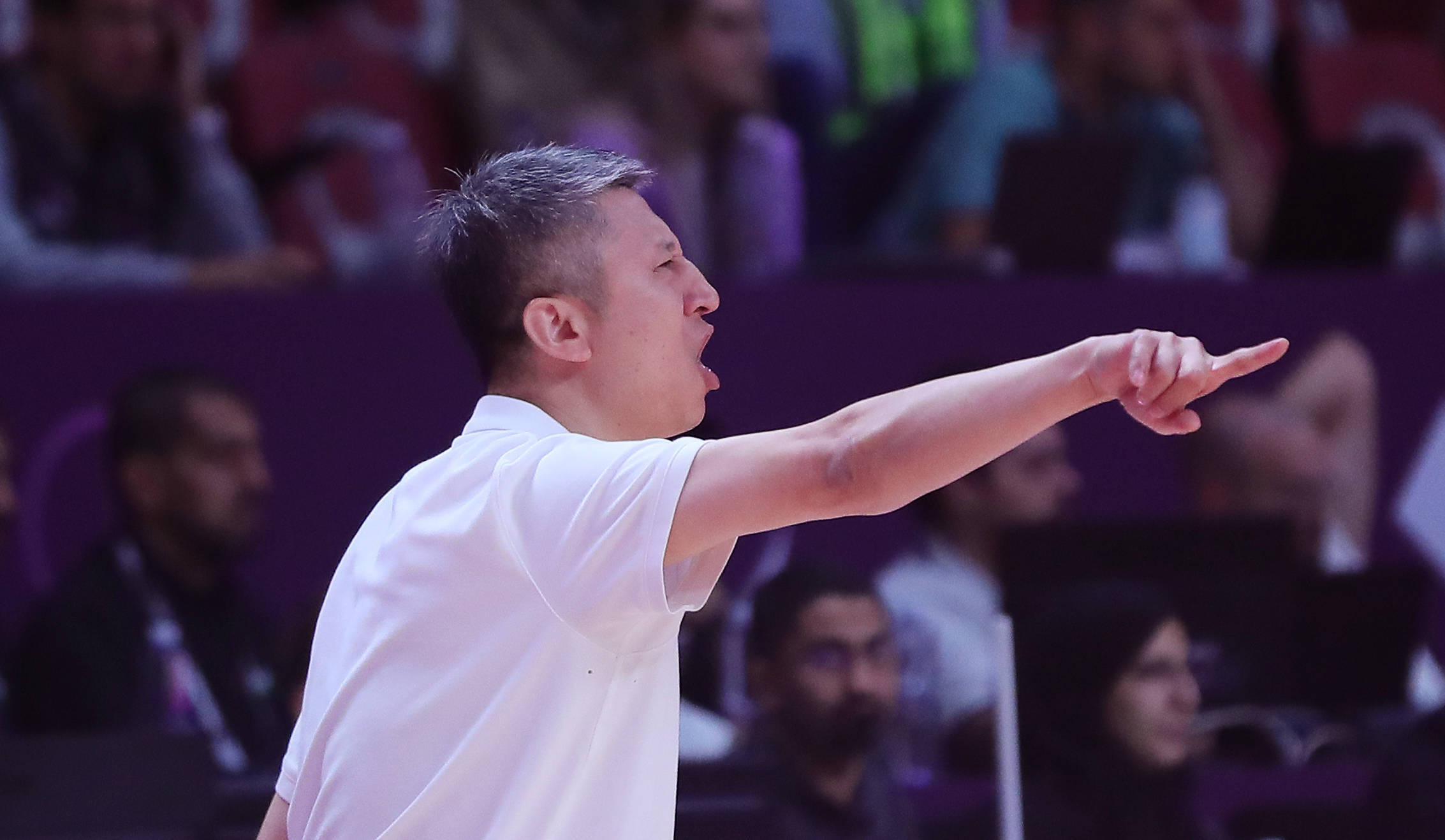 (体育)篮球——国际篮联亚洲杯:中国队对阵印度队