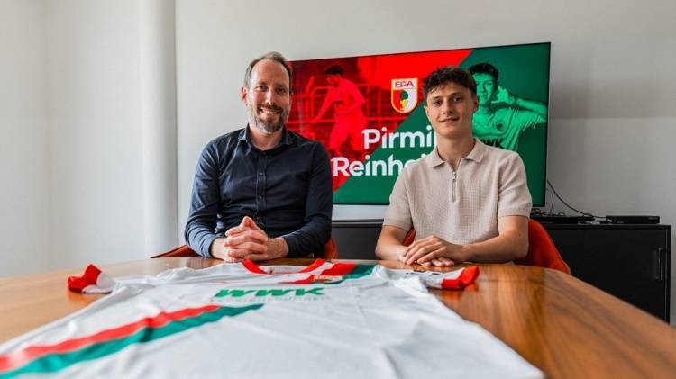 官方:奥格斯堡续约18岁青年队中场赖因海默