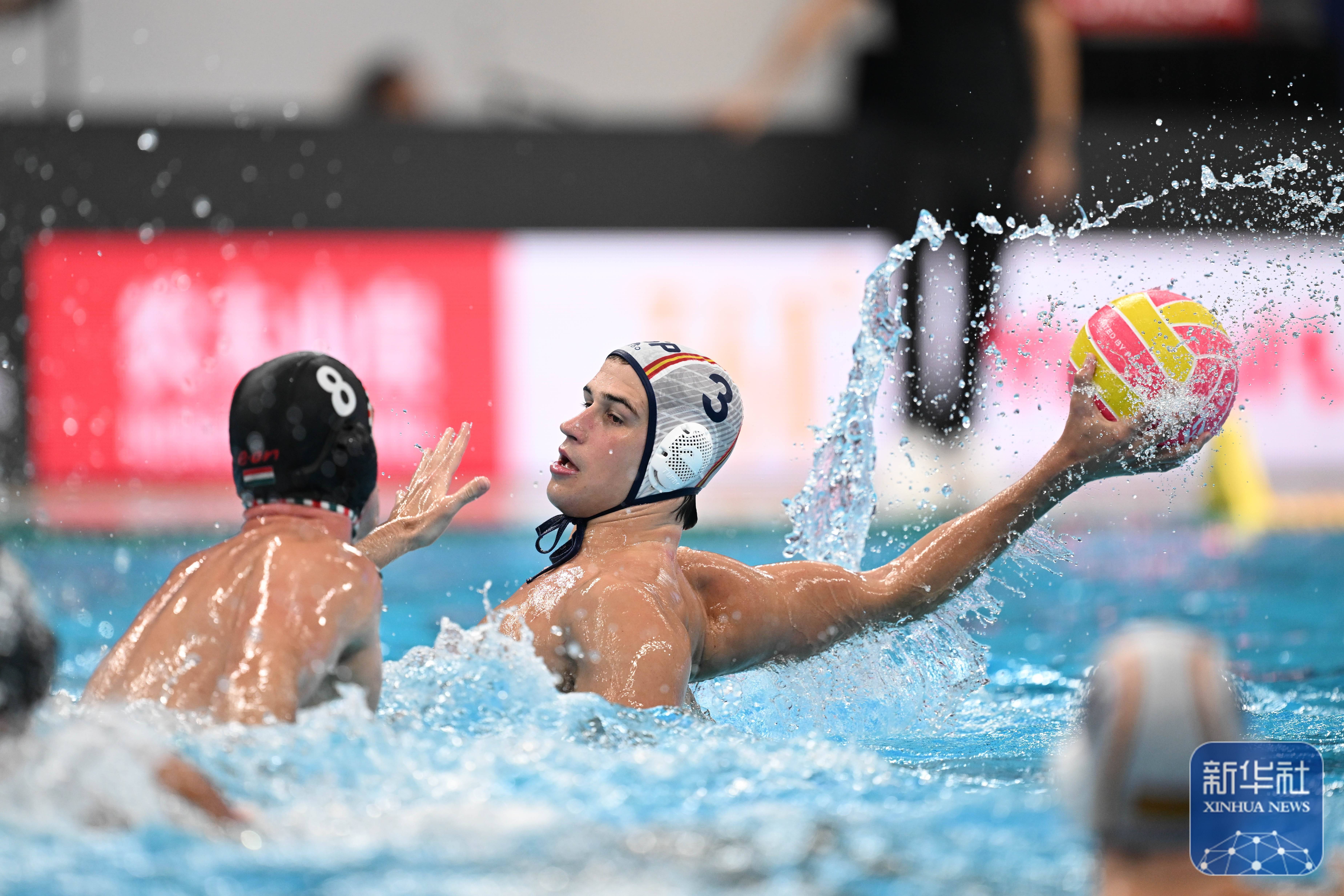 游泳世锦赛丨西班牙队获得男子水球冠军