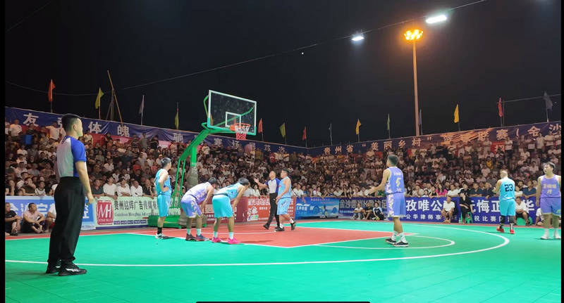 贵州金沙:“美丽乡村”篮球赛火爆全场