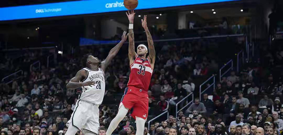 华盛顿奇才主场大胜布鲁克林篮网，喜迎两连胜